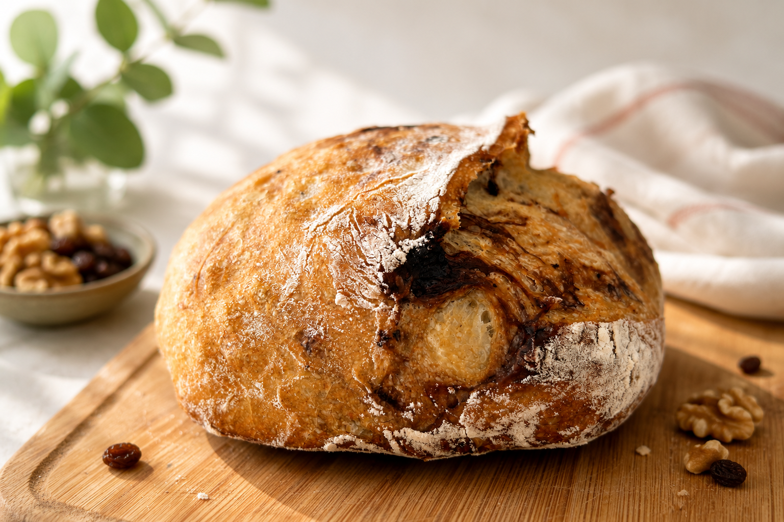Cranberry Walnut Sourdough Bread