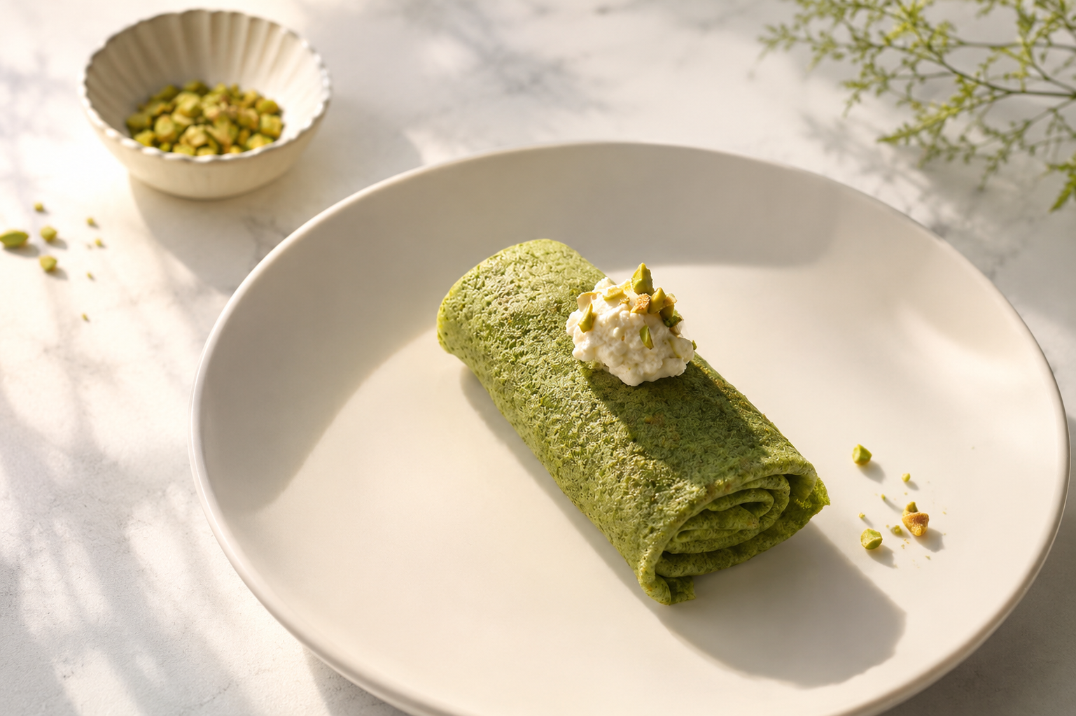 Matcha Crepe Roll